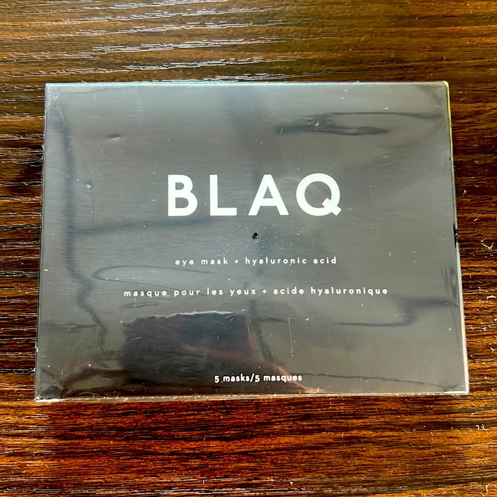 BLAQ Eye Mask + Hyaluronic Acid (5pk)